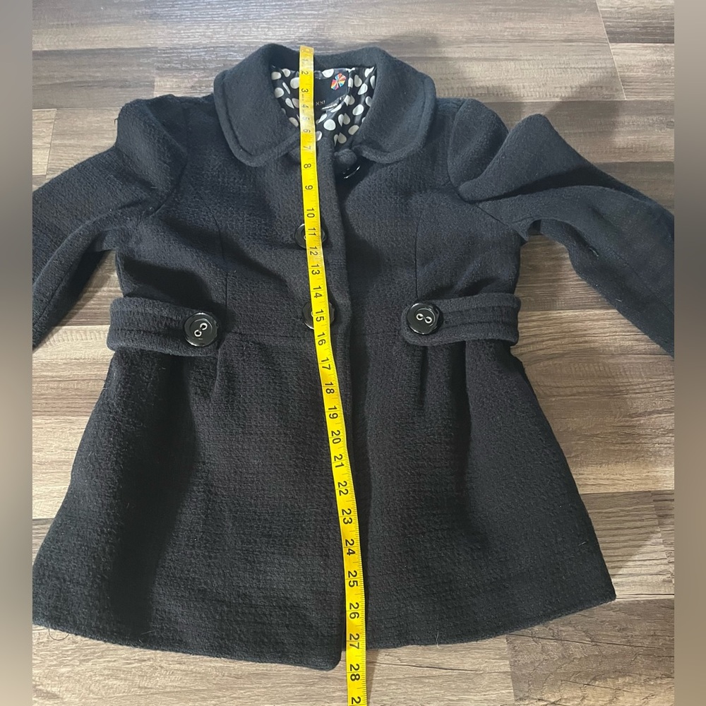 XX1 Forever 21 Black Pea Coat Size Small - Picture 10 of 16